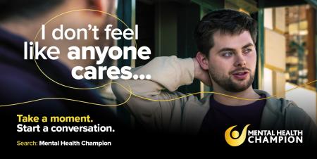 Take a Moment. Start a Conversation. Campaign | Mental Health Champion ...